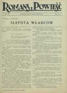 Romans i powieść, 1927, R.19, nr 15