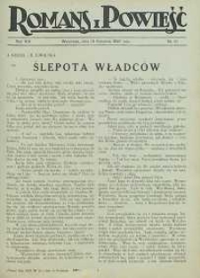 Romans i powieść, 1927, R.19, nr 16