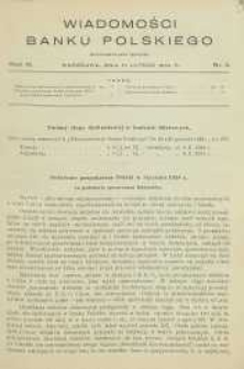 Wiadomości Banku Polskiego, 1934, R. 11, nr 3