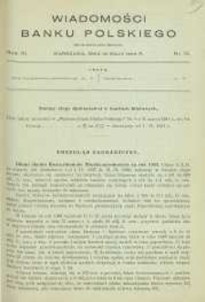 Wiadomości Banku Polskiego, 1934, R. 11, nr 10