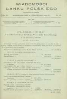 Wiadomości Banku Polskiego, 1934, R. 11, nr 19