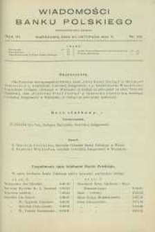 Wiadomości Banku Polskiego, 1934, R. 11, nr 22