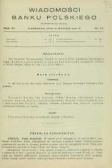 Wiadomości Banku Polskiego, 1934, R. 11, nr 24