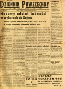 Dziennik Powszechny, 1947, R. 3, nr 20