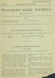 Wiadomości Banku Polskiego, 1936, R. 13, nr 3