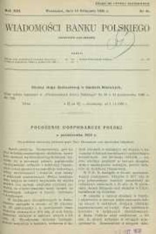 Wiadomości Banku Polskiego, 1936, R. 13, nr 21