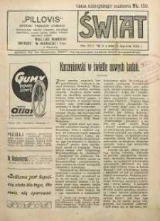 Świat, 1922, R. 17, nr 3