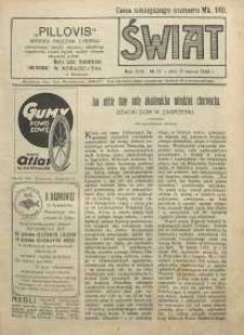 Świat, 1922, R. 17, nr 10