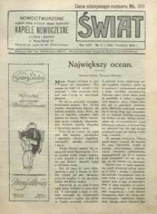 Świat, 1922, R. 17, nr 13