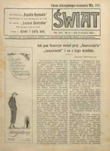 Świat, 1922, R. 17, nr 14
