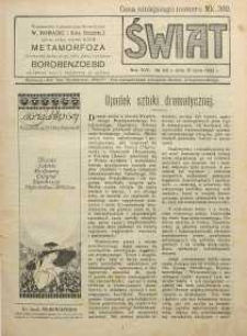 Świat, 1922, R. 17, nr 28