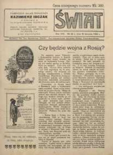 Świat, 1922, R. 17, nr 33