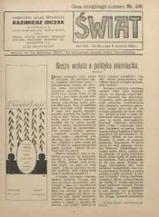 Świat, 1922, R. 17, nr 36
