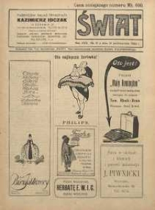 Świat, 1922, R. 17, nr 41