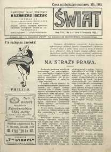 Świat, 1922, R. 17, nr 44
