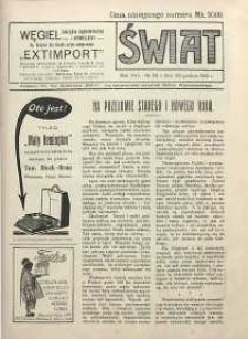 Świat, 1922, R. 17, nr 52