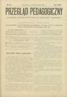 Przegląd Pedagogiczny, 1899, R. 18, nr 16
