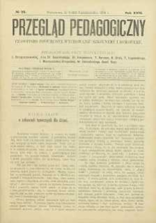 Przegląd Pedagogiczny, 1899, R. 18, nr 20