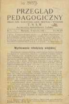 Przegląd Pedagogiczny, 1938, R. 57, nr 1