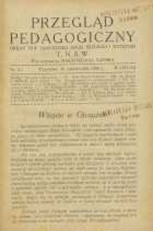 Przegląd Pedagogiczny, 1938, R. 57, nr 21