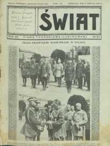 Świat, 1925, R. 20, nr 33
