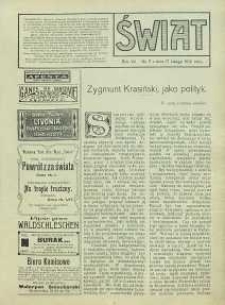 Świat, 1912, R. 7, T. 13, nr 7