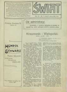 Świat, 1912, R. 7, T. 13, nr 11