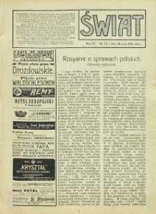 Świat, 1912, R. 7, T. 13, nr 20