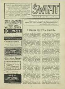 Świat, 1912, R. 7, T. 13, nr 25