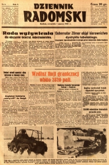 Dziennik Radomski, 1940, R. 1, nr 6