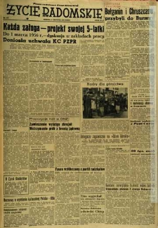 Życie Radomskie, 1955, nr 287