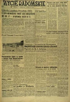 Życie Radomskie, 1957, nr 83