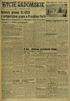 Życie Radomskie, 1957, nr 156