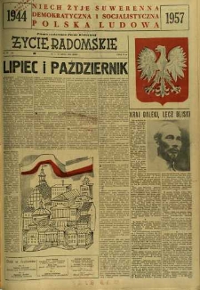 Życie Radomskie, 1957, nr 170/171