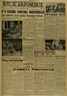 Życie Radomskie, 1957, nr 180