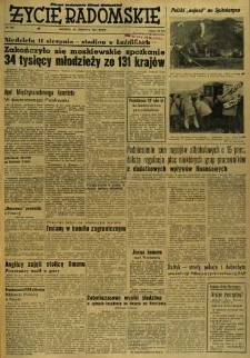 Życie Radomskie, 1957, nr 189