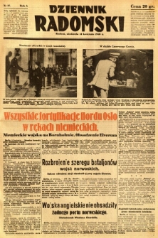 Dziennik Radomski, 1940, R. 1, nr 37