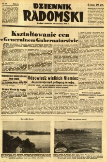 Dziennik Radomski, 1940, R. 1, nr 43