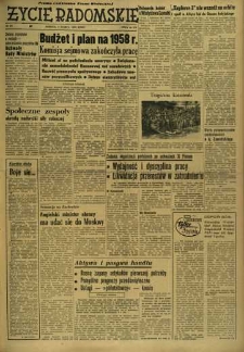 Życie Radomskie, 1958, nr 58