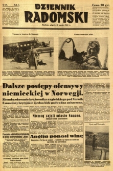 Dziennik Radomski, 1940, R. 1, nr 58