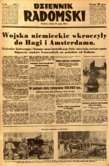Dziennik Radomski, 1940, R. 1, nr 65