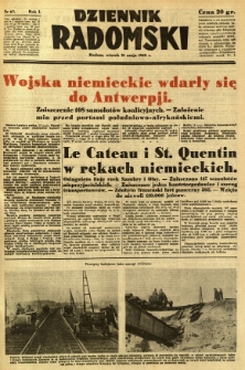 Dziennik Radomski, 1940, R. 1, nr 67