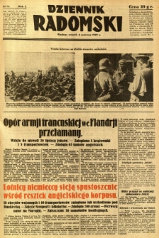 Dziennik Radomski, 1940, R. 1, nr 78