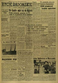 Życie Radomskie, 1958, nr 134
