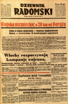 Dziennik Radomski, 1940, R. 1, nr 87
