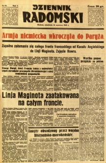 Dziennik Radomski, 1940, R. 1, nr 89