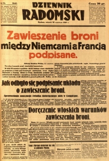 Dziennik Radomski, 1940, R. 1, nr 96