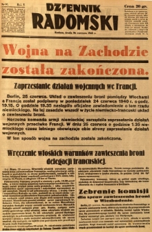 Dziennik Radomski, 1940, R. 1, nr 97
