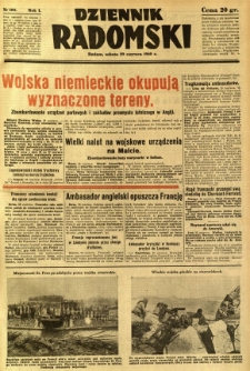 Dziennik Radomski, 1940, R. 1, nr 100