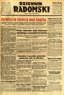 Dziennik Radomski, 1940, R. 1, nr 108